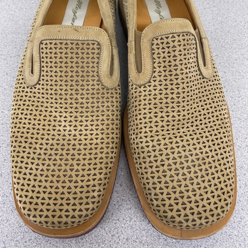 Mezlan Puerto Suede Cutout Loafer Slip On Size 10